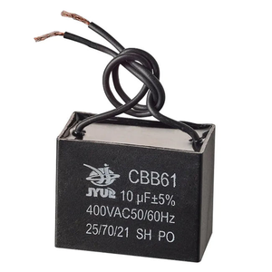 <span class=keywords><strong>Capacitor</strong></span> do fã CBB61 <span class=keywords><strong>Capacitor</strong></span> de partida do motor AC 6uf 10uf 400V <span class=keywords><strong>1.5mfd</strong></span> 2mfd 3.5mfd Capacitores - Product Image 1