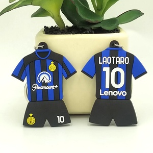 Rashford Harland espagnol Fans Globe PVC Jersey porte-clés pendentif promotionnel mousqueton porte-clés approvisionnement - Product Image 1