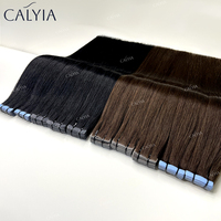 Extensions de cheveux naturels Remy 100% personnalisées avec mèches, à bandes adhésives invisibles, prix de gros usine