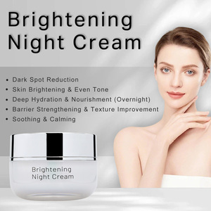 Marque privée Niacinamide Acide kojique Éclaircissant Tone uniforme Lifting Raffermissant Dissolvant <span class=keywords><strong>de</strong></span> Taches Noires Crème <span class=keywords><strong>de</strong></span> <span class=keywords><strong>Nuit</strong></span> pour les Soins du Visage - Product Image 2