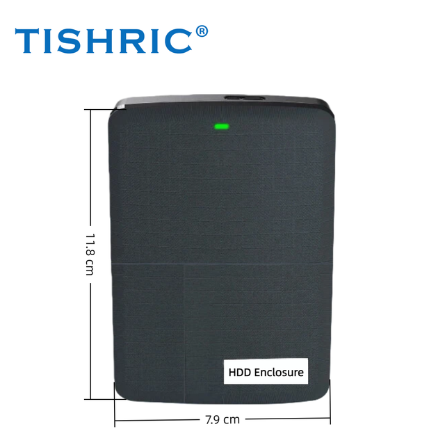 TISHRIC 2.5 Inch External Hard Drive 500GB Hard Disk HDD SATA to USB3.0 High Speed Portable Hard Disk for PC Laptop TV PS4 PS5