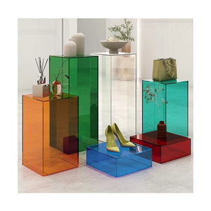 Exhibidor Acrílico Transparente y Colorido con Cubierta Antipolvo - Product Image 4