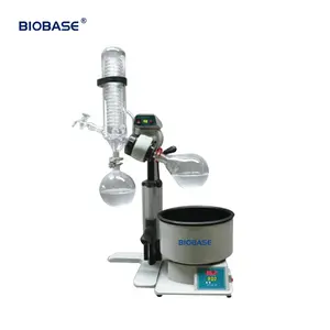 BIOBASE Chine évaporateur rotatif affichage LED 1/2/3 litre avec pompe à vide et refroidisseur à recirculation d'eau pour laboratoire et hôpital
