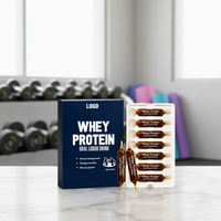 Minuman Protein Whey Cair Suplemen Protein Nutrisi Olahraga Pendukung Otot Pendukung Energi Siap Minum Portabel Alami