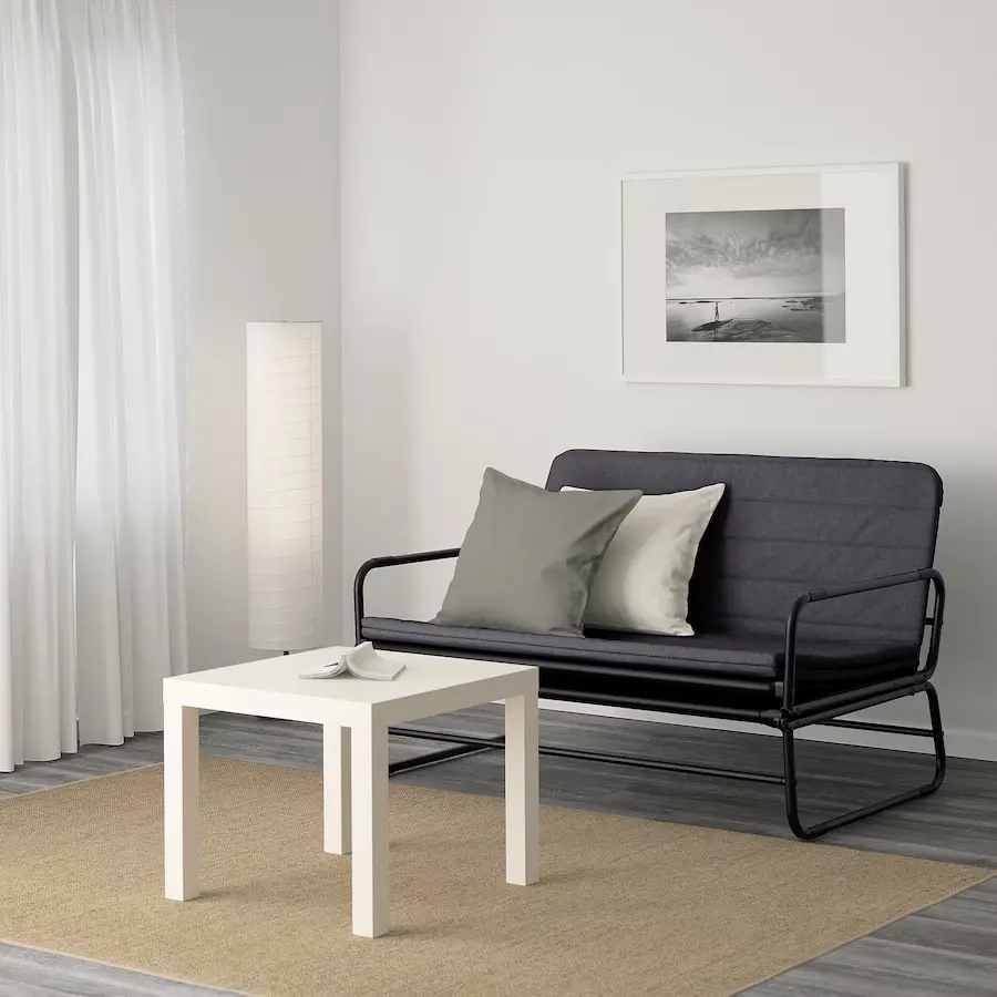 Muebles de diseño moderno para sala de estar, marco de cama plegable multifunción, Montaje Simple, sofá cama plegable de Metal con colchón