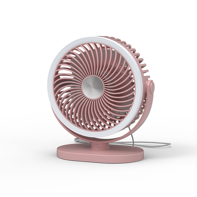 Summer Mini Portable Desktop Handheld USB Fan New Design Foldable Neck Fan Car RV Outdoor Use Electric Battery Powered Plastic