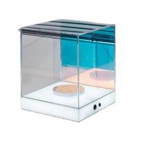 Présentoir rotatif carré en acrylique pour bijoux et chaussures, boîte transparente sur mesure, éclairée, de luxe léger, pour magasin spécialisé