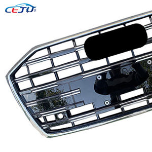 Kit de carrocería de accesorios de coche ABS plateado, parrillas de malla de parachoques delantero, Parrilla para Audi <span class=keywords><strong>A6</strong></span> <span class=keywords><strong>S</strong></span> <span class=keywords><strong>Line</strong></span> S6 Avant <span class=keywords><strong>Allroad</strong></span> C8 4K 2019-2024 - Product Image 4