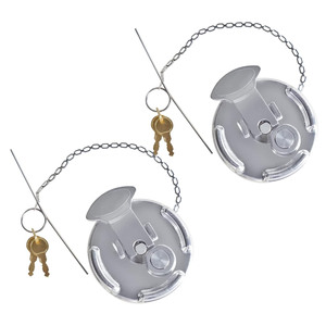 Juego de Cerraduras para Tapa de Tanque de Combustible Peterbilt 11-04859-100 11-04859-200 con Llaves para Reemplazo en Camiones - Product Image 1