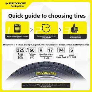 Pneus de voiture Dunlop Série FM800 OLIVER 205 <span class=keywords><strong>215</strong></span> 225 235/45/50/55/<span class=keywords><strong>60</strong></span>/65 R16 <span class=keywords><strong>R17</strong></span> - Product Image 2