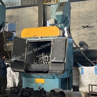 Q32 Tumble Belt Shot Blasting Machine Abrators automáticos Crawler Shot Peening Machine para tornillos Perno de fundición Piezas de automóviles de forja