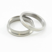 Nach Maß Schmuck Ring Blanks 4mm 6mm 8mm Edelstahl Ring Schraube Blank für Inlay