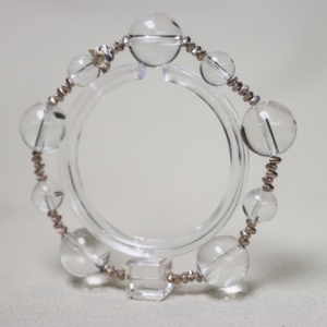 Bracelet en cristal blanc <span class=keywords><strong>de</strong></span> qualité supérieure, guérisseur <span class=keywords><strong>de</strong></span> <span class=keywords><strong>l</strong></span>'<span class=keywords><strong>âme</strong></span>, perles <span class=keywords><strong>de</strong></span> quartz clair naturel, géométrie sacrée Reiki, chakra, pierres <span class=keywords><strong>de</strong></span> guérison spirituelle - Product Image 2