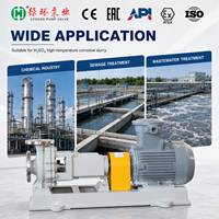 Pompe centrifuge pour boues chimiques en acier inoxydable résistant à l'H2SO4, aux acides et aux alcalis corrosifs, pour la gestion des eaux usées