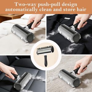 Removable <b>Reusable</b> <b>Lint</b> and Pet Hair Remover <b>Roller</b> Cleaner Pets Dog Cat Hair Remover Comb Brush for Cat <b>Lint</b> Cleaning - Product Image 5