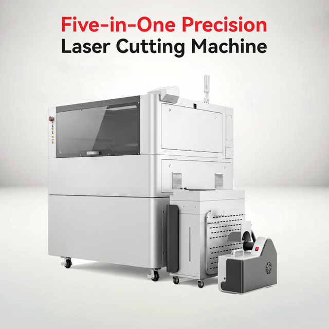 Hybrid Laser Cutting Machine 600*900 CO2 Fiber Blue Laser Machine for Stainless Steel, Acrylic, Wood.