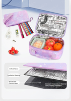 2025 personnalisé de haute qualité filles papillon sac à dos sac d'école ensemble 3 en 1 sac d'école avec isotherme sac à lunch et étui à crayons