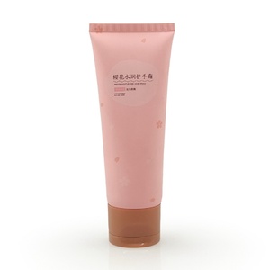 Tube en plastique rose vide de 100g personnalisé en gros avec bouchon à clapet pour sérigraphie, emballage cosmétique pour crème pour les mains - Product Image 6