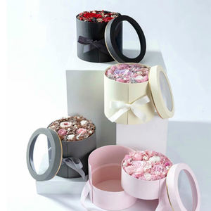 Boîtes-cadeaux à double couche <span class=keywords><strong>et</strong></span> de luxe, nouveautés modernes <span class=keywords><strong>et</strong></span> personnalisés, boîtes à fleurs au design de luxe, emballage floral, vente en gros - Product Image 1