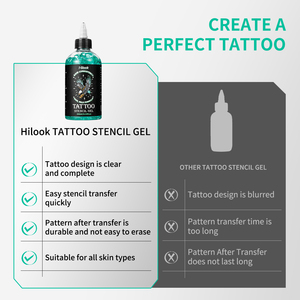 Gel per Stencil Tatuaggi 250ml, Formula Protettiva a Lunga Durata, Asciugatura Rapida, Tenuta Forte, Delicato sulla Pelle, Forniture per Tatuaggi - Product Image 2