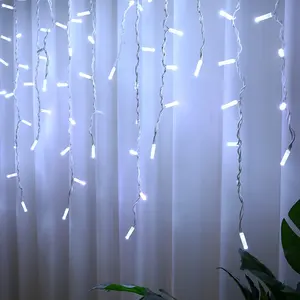 LED Waterproof Curtain Lights Fairy String Lights RGB Garland For Home Wedding Christmas Party Outdoor Decoration Icicle Lights