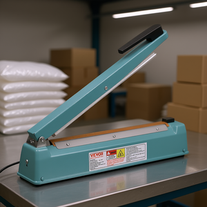 Machine à sceller électrique Vevor 12 pouces, scelleuse manuelle à impulsion pour sacs plastiques et cartons, 110V, mode de chauffage réglable - Product Image 2