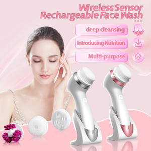 Dispositivo <span class=keywords><strong>Profesional</strong></span> Inalámbrico de Limpieza <span class=keywords><strong>Facial</strong></span>, Cepillo de Limpieza <span class=keywords><strong>Facial</strong></span> Inalámbrico Higiénico para una Limpieza Profunda y Masaje - Product Image 2