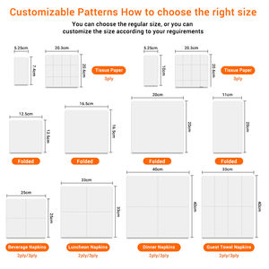 Tonghui กระดาษเช็ดปากพิมพ์ลายเยื่อไม้แท้ขนาดมินินุ่ม5แพ็คสำหรับเดินทางมี3ply 100% งานตามสั่งขนาดเล็กกระดาษทิชชู่เช็ดมือ - Product Image 4