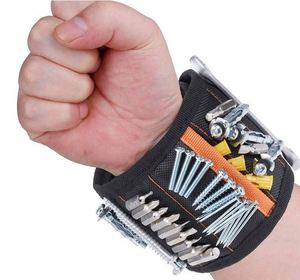 Free Sample <b>Magnetic</b> Wristband With 15 Powerful Magnets <b>Magnetic</b> Tool Wristband Tool Belt for Holding Tools, Screws, Nails, - Product Image 1