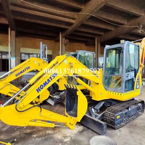 Mini pelleteuse d'occasion 5 tonnes 6 tonnes vente par le propriétaire petite pelleteuse d'occasion komatsu pc56 prix - Product Image 4