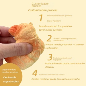 GOOD Custom PU Foam Kneading Music Decompression <strong>Toy</strong> Wet Soft Slow Rebound Simulation Pastry Bread Ornaments Squeeze <strong>Toys</strong> 14+ - Product Image 2