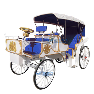 Nouvelle calèche électrique de mariage pour le tourisme, chariot de chevaux à vendre - Product Image 1