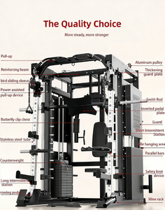 Máquina Smith Todo en Uno Dinuo Ultimate - <span class=keywords><strong>con</strong></span> Prensa de Piernas, Ejercicio de Pecho y <span class=keywords><strong>Dominadas</strong></span> Asistidas Accesorios completos incluidos. - Product Image 6