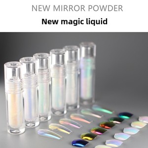 Nuevo <span class=keywords><strong>Polvo</strong></span> Mágico Aurora para Uñas, Efecto Espejo, Sin <span class=keywords><strong>Polvo</strong></span>, Larga Duración, Color Brillante, Efecto Hada, Brillo Mágico para Uñas - Product Image 5