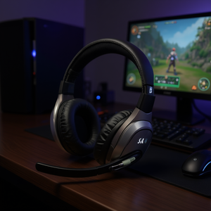 Auriculares S&N Ordenador St-901Mv con cable y micrófono para juegos de ordenador - Product Image 3