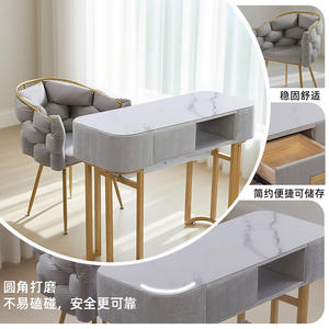 Juego de Mesa y Silla de Manicura de Lujo para Salón de Belleza, Uso en Banco de Trabajo - Product Image 2