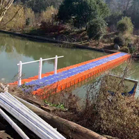 Yacht gonflable de haute qualité à prix d'usine plate-forme d'eau de baignade flottante quai de ponton et pont flottant en matériau PE