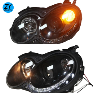 Pour Mercedes-Benz CLK200 230 280 320 <span class=keywords><strong>350</strong></span> <span class=keywords><strong>W209</strong></span> Phare LED sans Angel Eyes 2004-2009 Boîtier Noir - Product Image 2