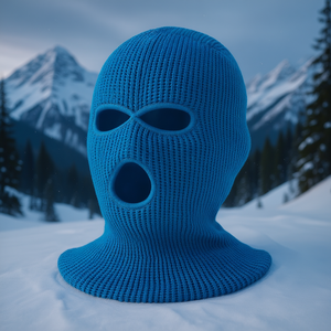 Máscara de Esquí para Deportes de Invierno, 100% Acrílica, Aislamiento Térmico, Talla Única, Unisex, Diseño Liso, para Esquí, Ciclismo, Pesca y Fiestas - Product Image 2