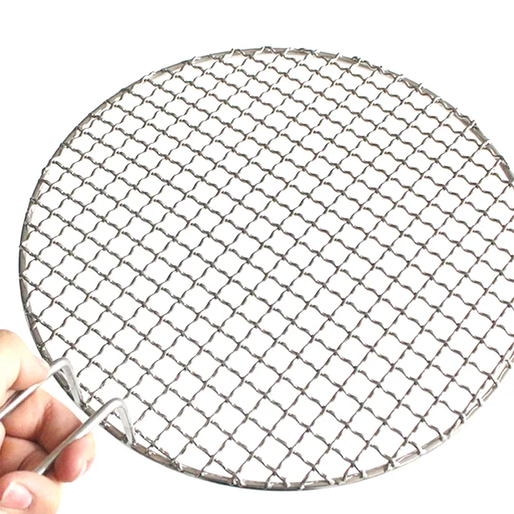 Plaque de cuisson pour barbecue ronde personnalisée grilles de cuisson filet de grillage grillage jetable grillage pour barbecue