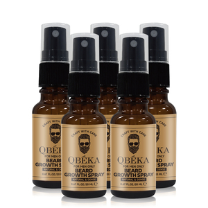 QBEKA Spray de croissance de <span class=keywords><strong>barbe</strong></span> organique à action rapide pour hommes, hydratant, stimulant la croissance des poils du visage, épaississant et fortifiant les barbes clairsemées - Product Image 5