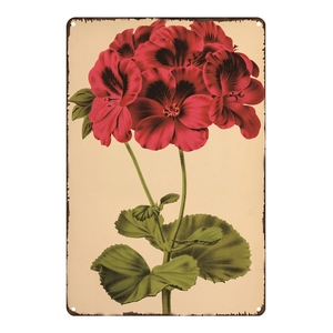 Plaque métallique Vintage à fleurs et de fruits, décoration intérieure, rétro, Shabby-Chic, faite en étain, pour cuisine, salon ou salle à manger - Product Image 6