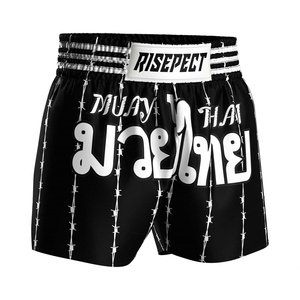 Shorts de kick-boxing Muay Thai pour combats en cage, performance maximale, fabriqués en tissu durable et soyeux. - Product Image 3