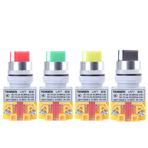 Tengen LAY7 Rotary <b>Switch</b> AC380V DC220V 2.5A 0.3A 2NO Changeover Button 10A 660V - Product Image 4