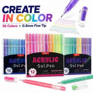 Stylos gel jumbo 12 couleurs, 0,8 mm, pour carnet, étudiants, art, bricolage, gribouillage, <span class=keywords><strong>dessin</strong></span>, marqueurs, bureau, papeterie <span class=keywords><strong>kawaii</strong></span> - Product Image 2