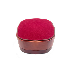 Caja de joyería de madera con forma de polígono, 130x130x80mm, con grabado, caja de almacenamiento para regalo - Product Image 3