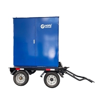 Nouveau purificateur d'huile de transformateur triphasé en acier à vide poussé, monté sur remorque, étanche et avec garantie de 4 ans