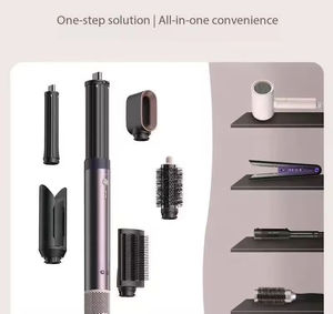 AirwarpHS09Co-anda 2x Fer à boucler portable à moteur AC - Styler multifonctionnel pour boucler et lisser, support français En stock - Product Image 3