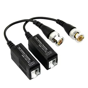 Cámara CCTV de monitoreo de red Ahd/Cvi/Tvi Hd analógica Coaxial trenzado pasivo Video Balun par transmisor