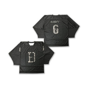 Maillot de hockey personnalisé pour jeunes Maillot de hockey sur glace universitaire blanc à motif imprimé par sublimation bon marché - Product Image 2